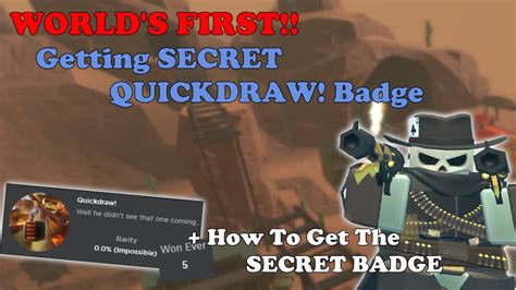 quickdraw quest strat|how to get quickdraw badge in tds.